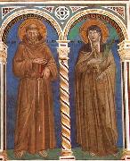 GIOTTO di Bondone Saint Francis and Saint Clare oil painting on canvas